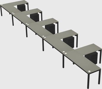 L-shaped desk