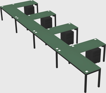 L-shaped desk
