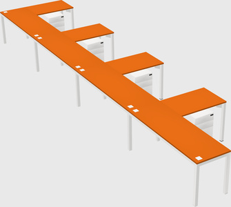 L-shaped desk