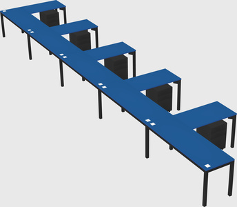 L-shaped desk