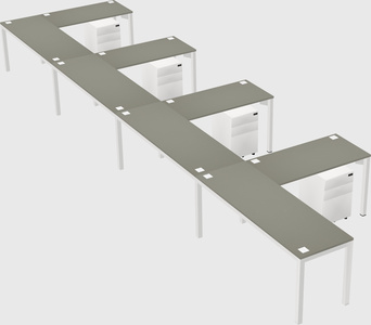 L-shaped desk