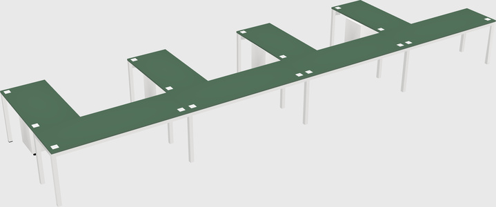 L-shaped desk