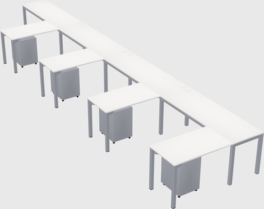 L-shaped desk