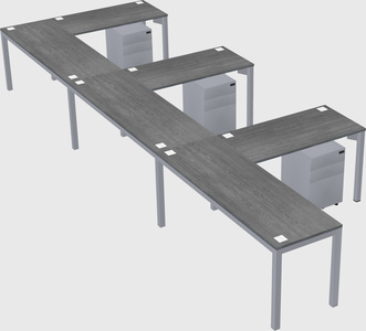 L-shaped desk