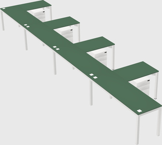 L-shaped desk