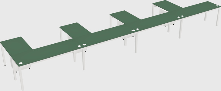L-shaped desk