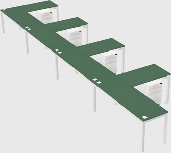 L-shaped desk