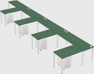 L-shaped desk