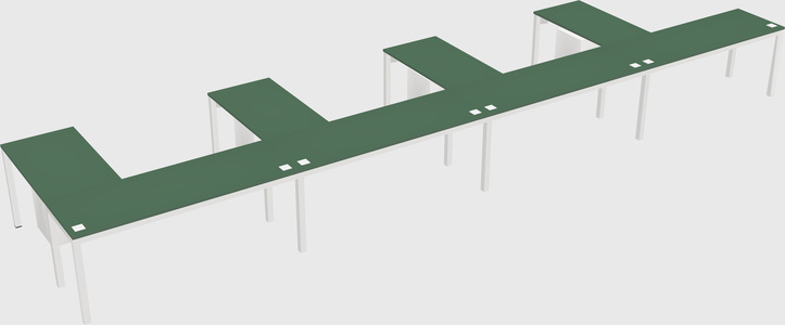 L-shaped desk