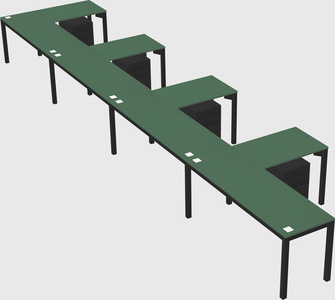 L-shaped desk
