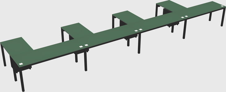 L-shaped desk