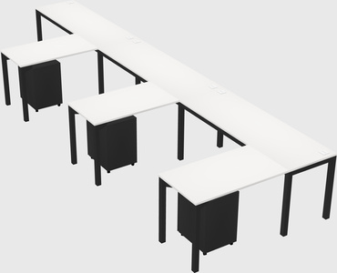 L-shaped desk