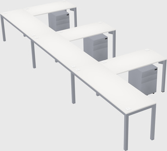 L-shaped desk