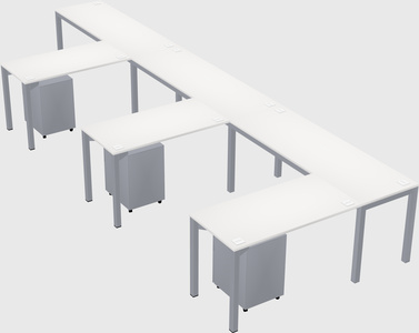 L-shaped desk