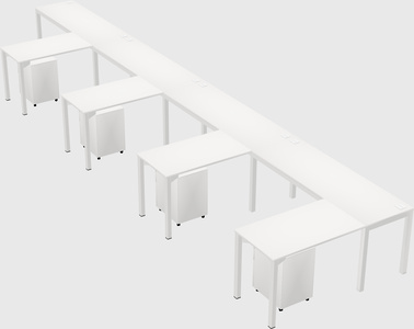 L-shaped desk