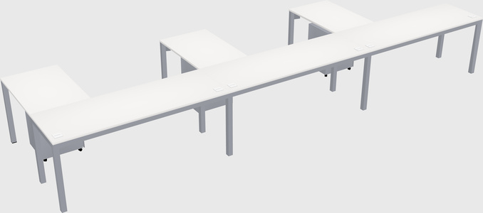 L-shaped desk