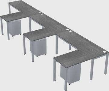 L-shaped desk