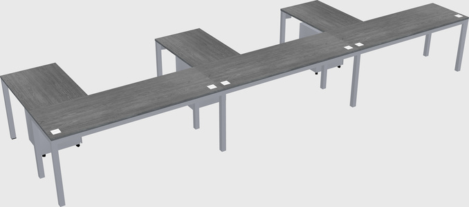 L-shaped desk