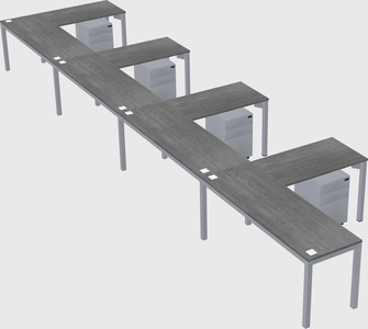 L-shaped desk