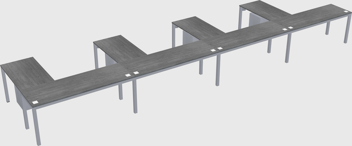 L-shaped desk
