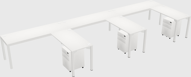 L-shaped desk
