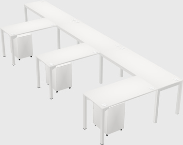 L-shaped desk