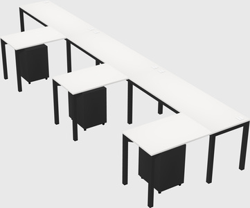 L-shaped desk