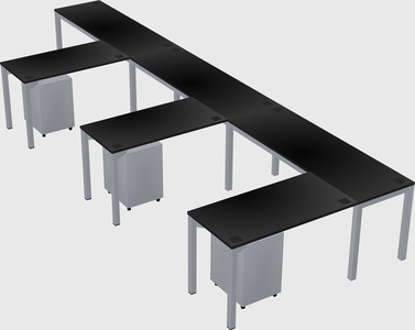 L-shaped desk