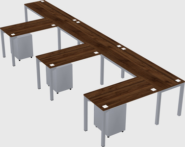 L-shaped desk