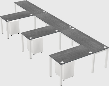 L-shaped desk