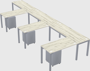 L-shaped desk