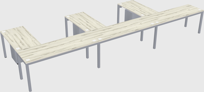 L-shaped desk