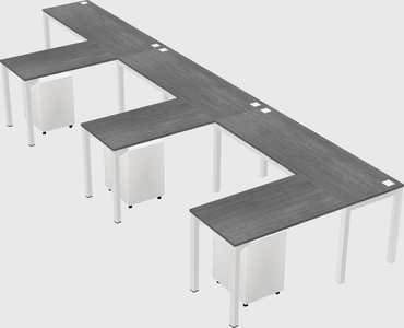 L-shaped desk