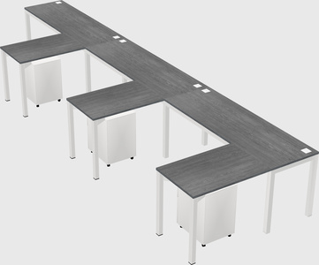 L-shaped desk