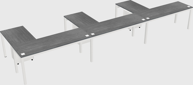 L-shaped desk