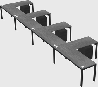 L-shaped desk