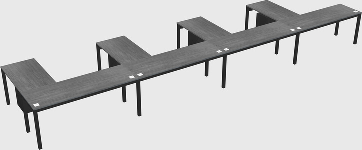 L-shaped desk