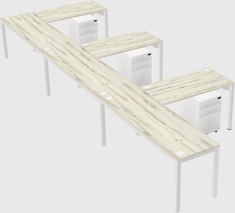 L-shaped desk