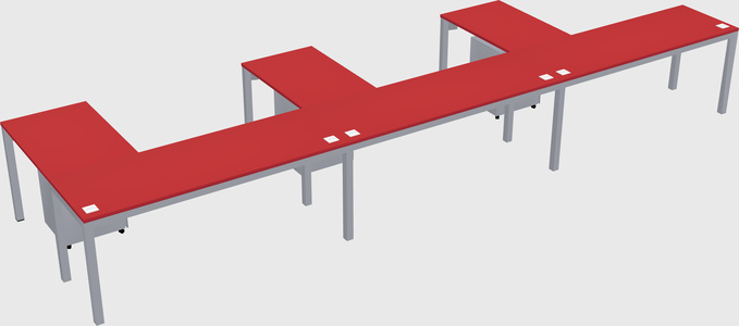 L-shaped desk