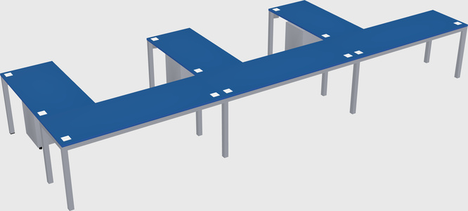 L-shaped desk