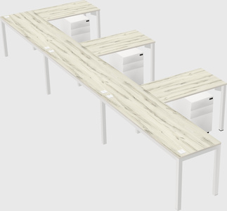 L-shaped desk