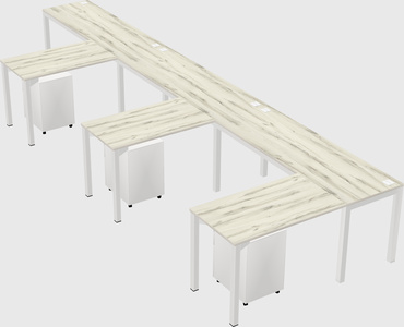L-shaped desk