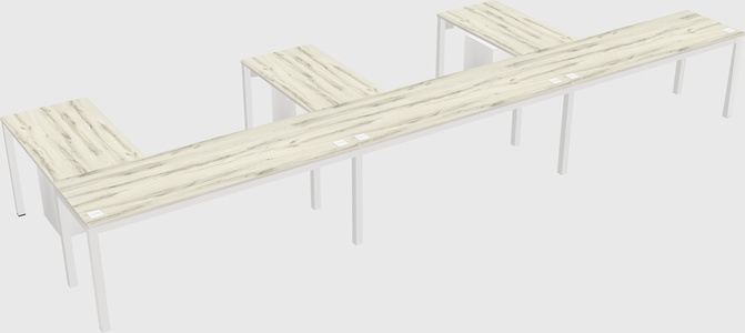 L-shaped desk