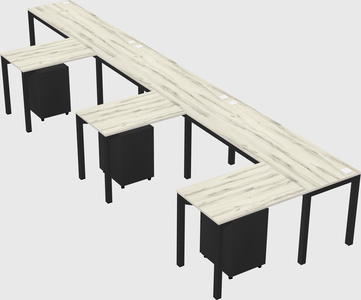 L-shaped desk
