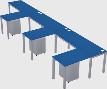 L-shaped desk