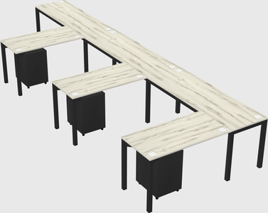 L-shaped desk
