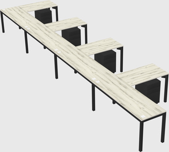 L-shaped desk