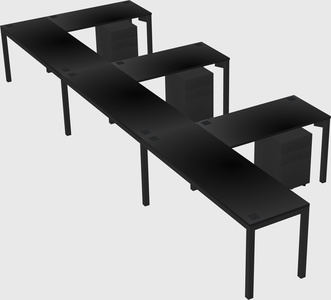 L-shaped desk