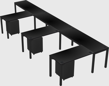 L-shaped desk