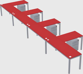 L-shaped desk